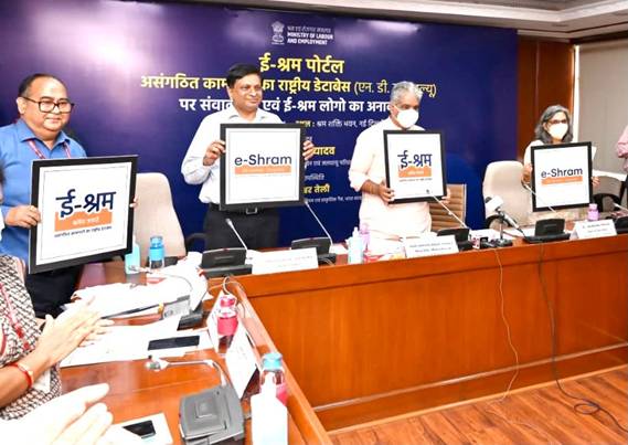 Government to launch e-Shram portal – National Database on Unorganized Workers (NDUW), on 26th of August.