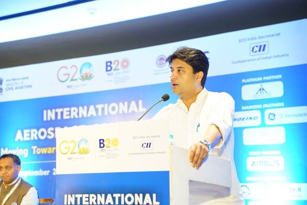 Shri Jyotiraditya M Scindia inaugurates International Aerospace Conference jointly organized by MoCA and CII