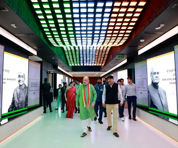 Union Home Minister and Minister of Cooperation Shri Amit Shah visited the Prime Ministers’ Museum in New Delhi today