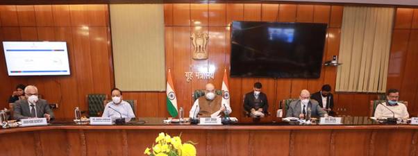 Union Home Minister Amit shah covid-19 Meeting in New Delhi on 15 Nov.