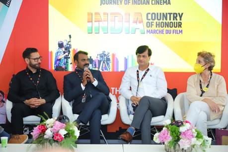 Come, Shoot your Movies In India: Union Minister of State Dr L. Murugan at Cannes