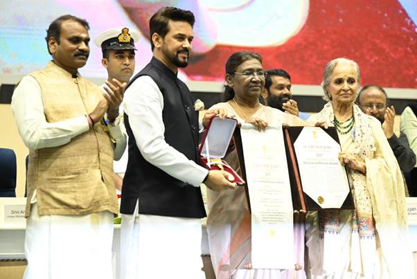 President Smt Droupadi Murmu confers 69th National Film Awards