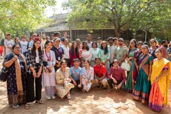 Students participating at the Auroville Exposure tour under Ek Bharat Shreshtha Bharat programme learn essence of Auroville and its sustainable practices