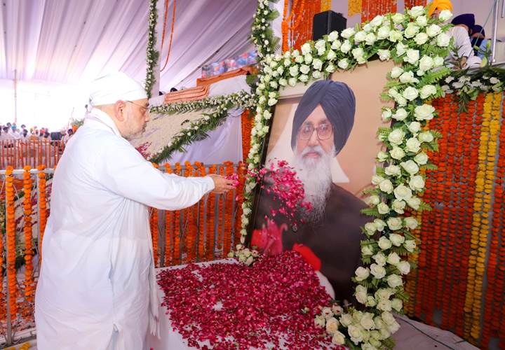 Chief Minister of the Punjab Late Shri Parkash Singh Badal