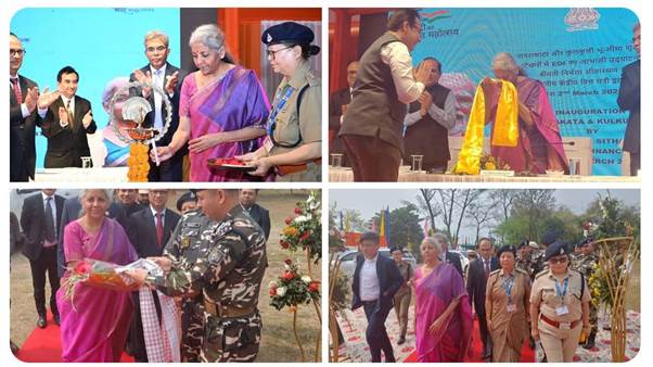 Union Finance Minister Smt. Nirmala Sitharaman virtually inaugurates ICES at 2 new Land Customs Station, Nagarakata and Kulkuli in West Bengal