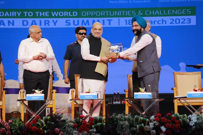 Union Home Minister and Minister of Cooperation, Shri Amit Shah attends the 49th  Dairy Industry Conference organized by Indian Dairy Association as chief  guest at Gandhinagar, Gujarat today