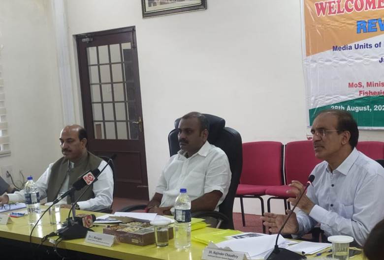 Dr. L Murugan holds review meeting with media units of Ministry of I&B at  Jammu