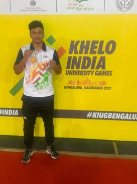 Making a comeback after two-year injury break, Nitin beats self-doubt to clinch gold in boxing at the Khelo India University Games