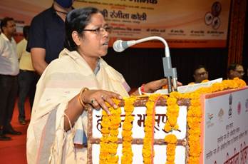 Union Minister of State Inaugurated Distribution camp for providing  8454 Aids and Assistive devices among 1155 Divyangjan and 586 Senior Citizens in Bharatpur (Rajasthan).