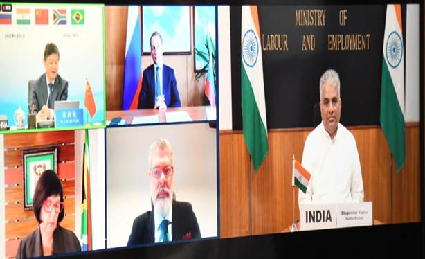 Union Minister Bhupender Yadav Addresses 8th BRICS Environment Ministers Meeting