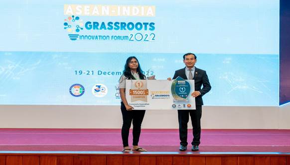 Shalini Kumari - India - 1st prize in Grassroots Innovation Category