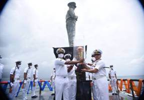Ministry of Defence: Swarnim Vijay Varsh Victory Flame taken to Netaji Subhash Chandra Bose Island