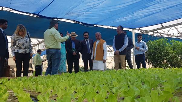 Union Agriculture Minister visits Agri companies in Israel