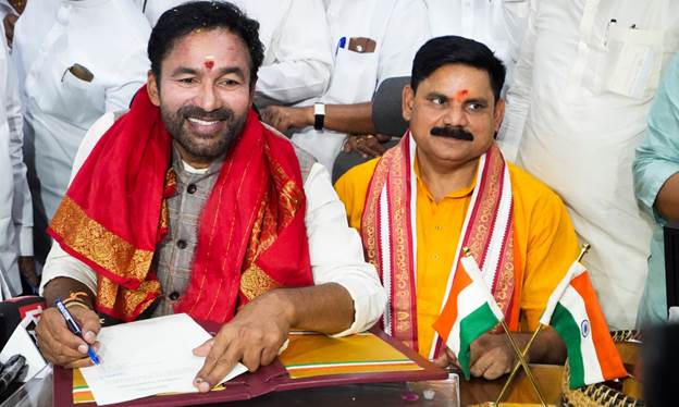 Kishan Reddy takes charge as Union Minister of Coal and Mines