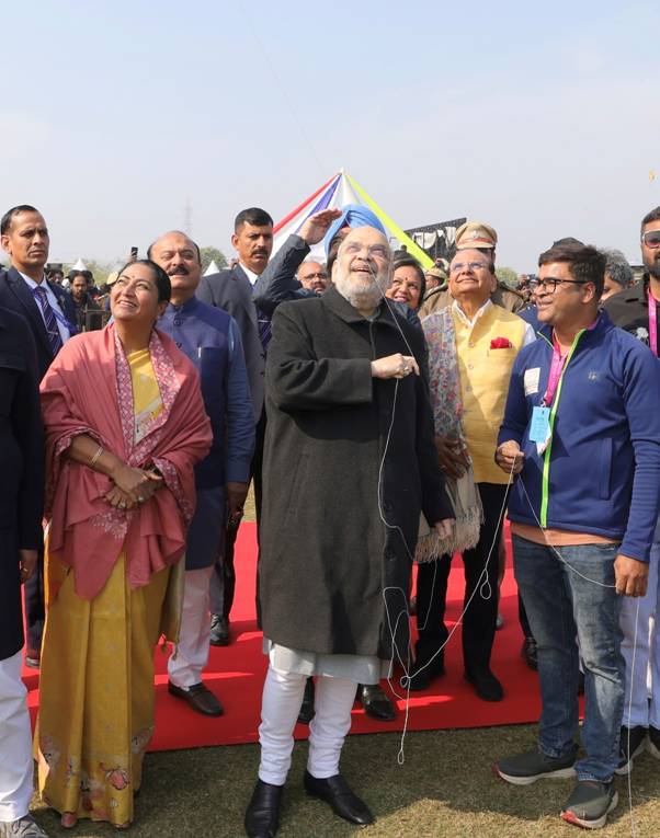 Amit Shah addresses the International Kite Festival–2026 in New Delhi