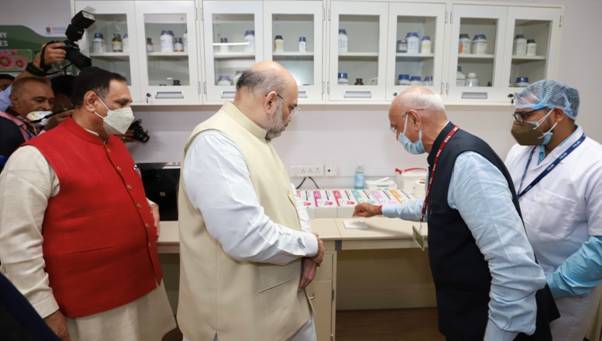 Shah inaugurates Center of Excellence for Research & Analysis of Narcotics & Psychotropic Substances at NFSU