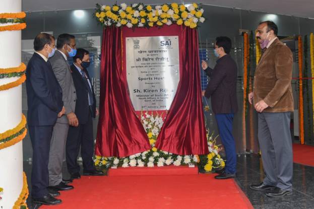 Sports Minister Shri Kiren Rijiju inaugurates 162 bed hostel at Dr.Karni Singh Shooting Range