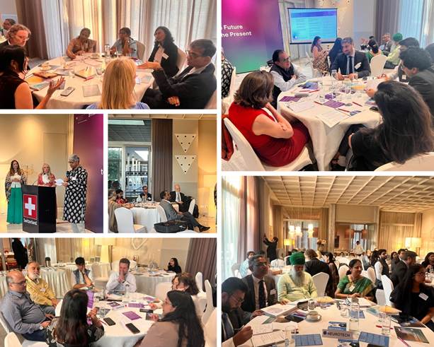 A collage of several people sitting around tablesAI-generated content may be incorrect.