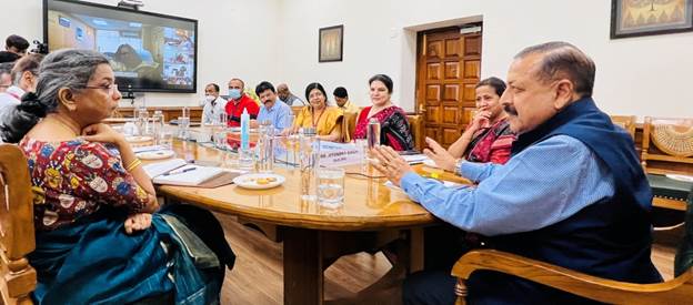 Union Minister Dr. Jitendra Singh releases book and also launched the e-Book version on major reforms and achievements of DoPT of last eight years in New Delhi today