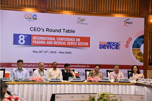 Roundtable conference with leading CEOs of Pharmaceutical industry