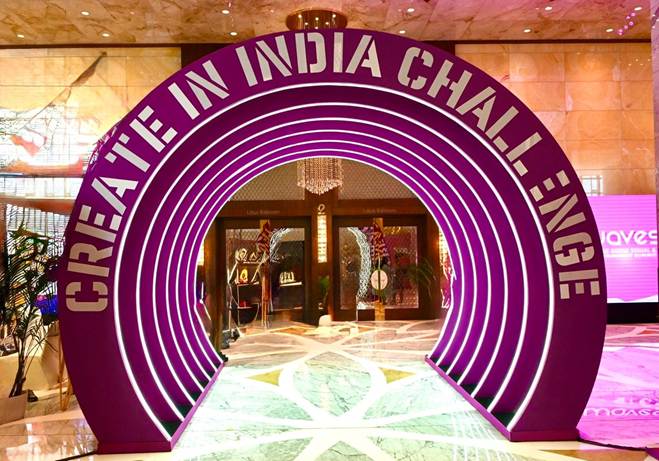WAVES 2027 Create in India Challenge visual