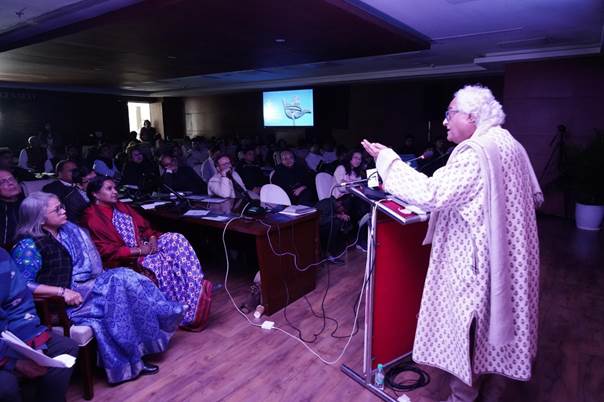 A person giving a presentation to a group of peopleAI-generated content may be incorrect.