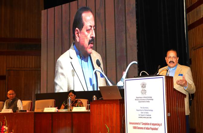 Union Minister Dr Jitendra Singh says, Bio-Economy and Space Economy are going to spearhead India’s future growth story