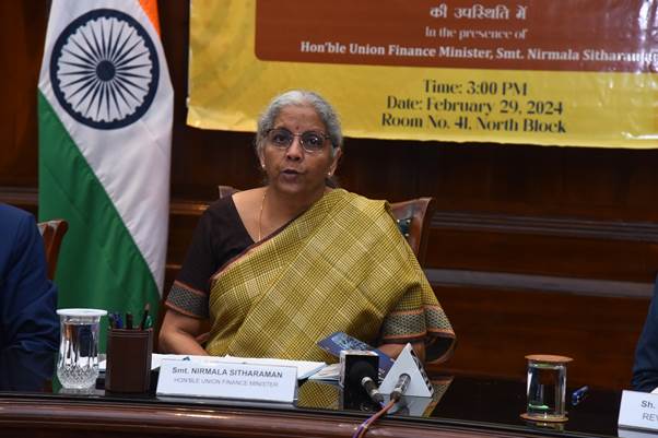 Union Finance Minister Smt. Nirmala Sitharaman launches Electronic Data Interchange (EDI) at remote Land Customs Stations in North Eastern States