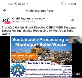 CSIR-CMERI develops Sustainable Municipal Solid Waste Processing Facility