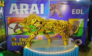 A yellow animal made of gearsAI-generated content may be incorrect.