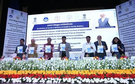 Dr Mansukh Mandaviya launches AYUSH-ICMR Advanced Centre for Integrated Health Research in AIIMS