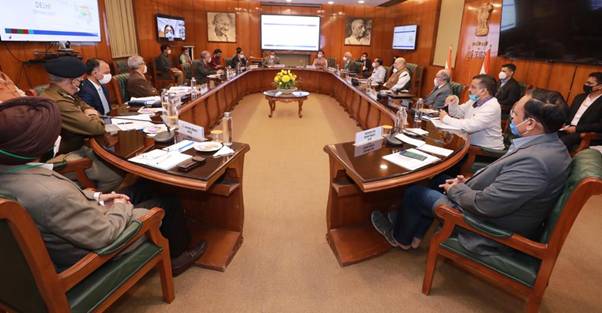 Union Home Minister Amit shah covid-19 Meeting in New Delhi on 15 Nov.