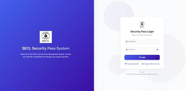 A screenshot of a login screenDescription automatically generated