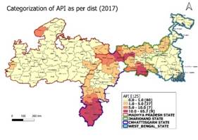 India has sustained Annual Parasitic Incidence (API) of less than one since 2012 4