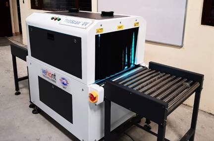ARCI & Vehant Technologies co-develop UV System for baggage Scan Disinfection to fight COVID 19 2