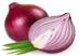 Image of fresh red and white onions on white background