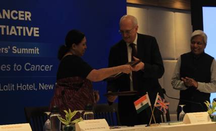 MoU signed on India-UK Cancer Research Initiative for Affordable Approaches to Cancer
