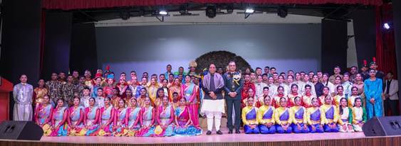 A group of people on a stageDescription automatically generated