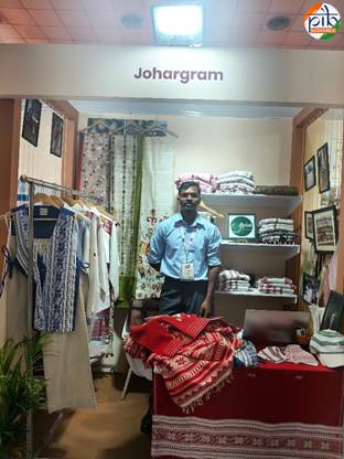 A person standing in a store