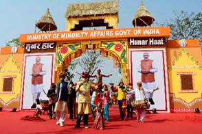 Defense Minister Rajnath Singh ji formally inaugurated 26th 'Hunar Haat' in New Delhi