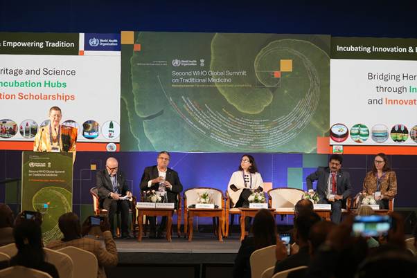 A group of people sitting on a stageAI-generated content may be incorrect.