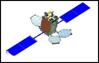 A satellite with blue panelsAI-generated content may be incorrect.