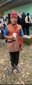 Glimpses of voting in Mangan District, Sikkim on 19/04/2024